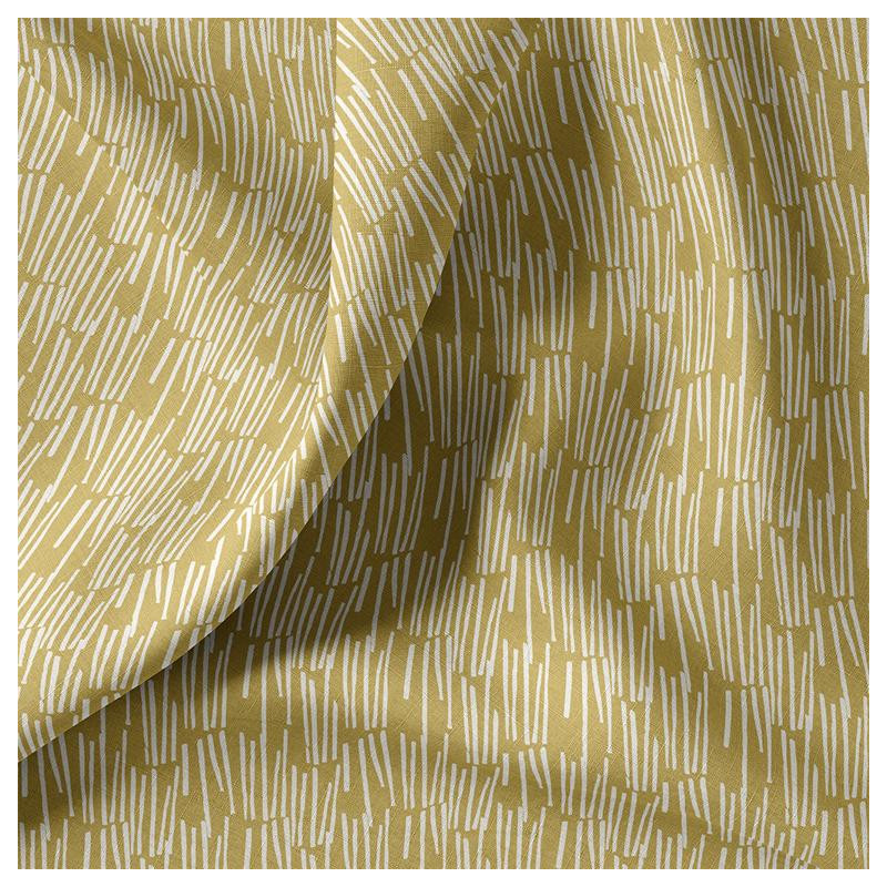 Printed Cotton LEKKER Ochre / White